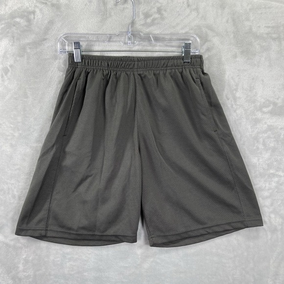 Young LA Shorts men's Medium 28x7 Gray Athletic Performance Workout Training - Picture 1 of 7